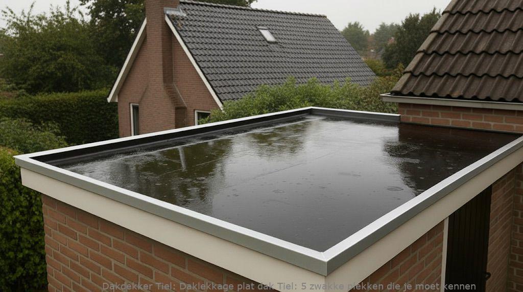 Daklekkage Plat Dak Tiel