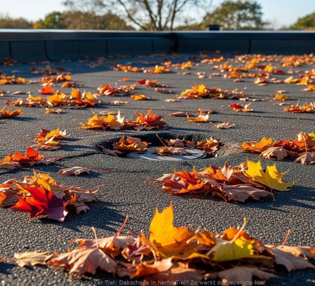 Dakschade In Herfst Tiel